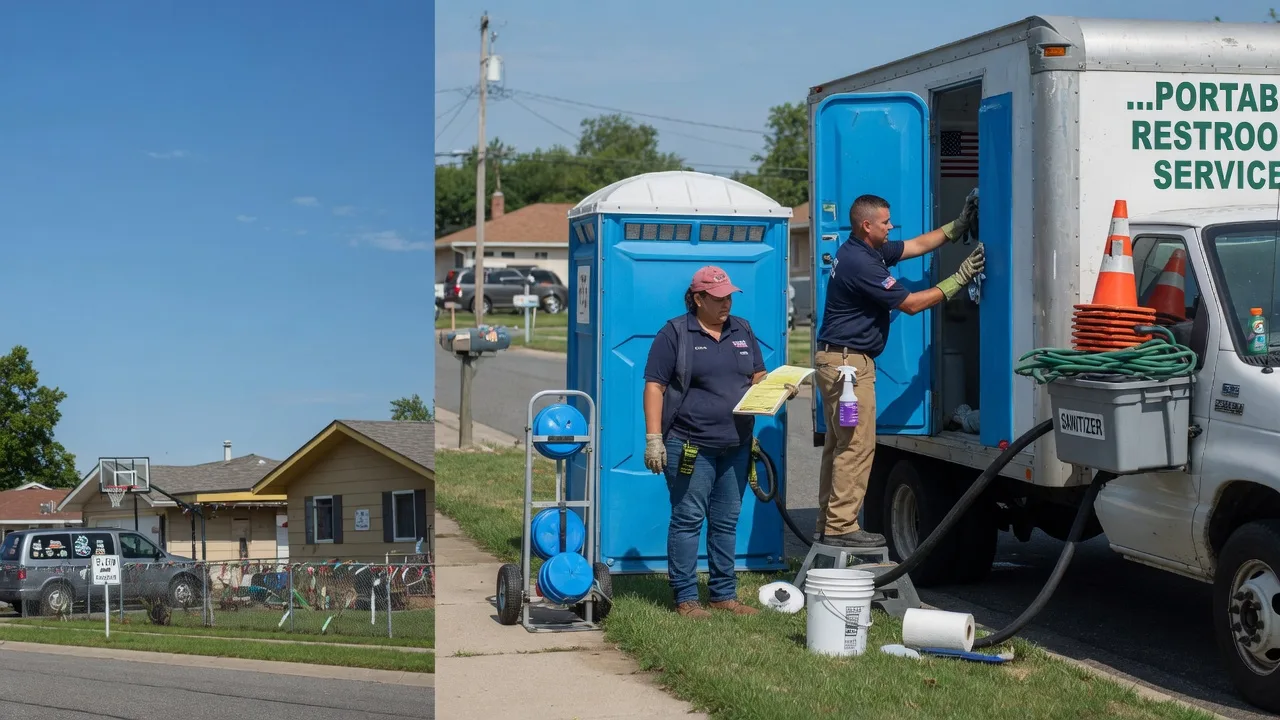 Portable Toilet Rental in Roodhouse, IL near me